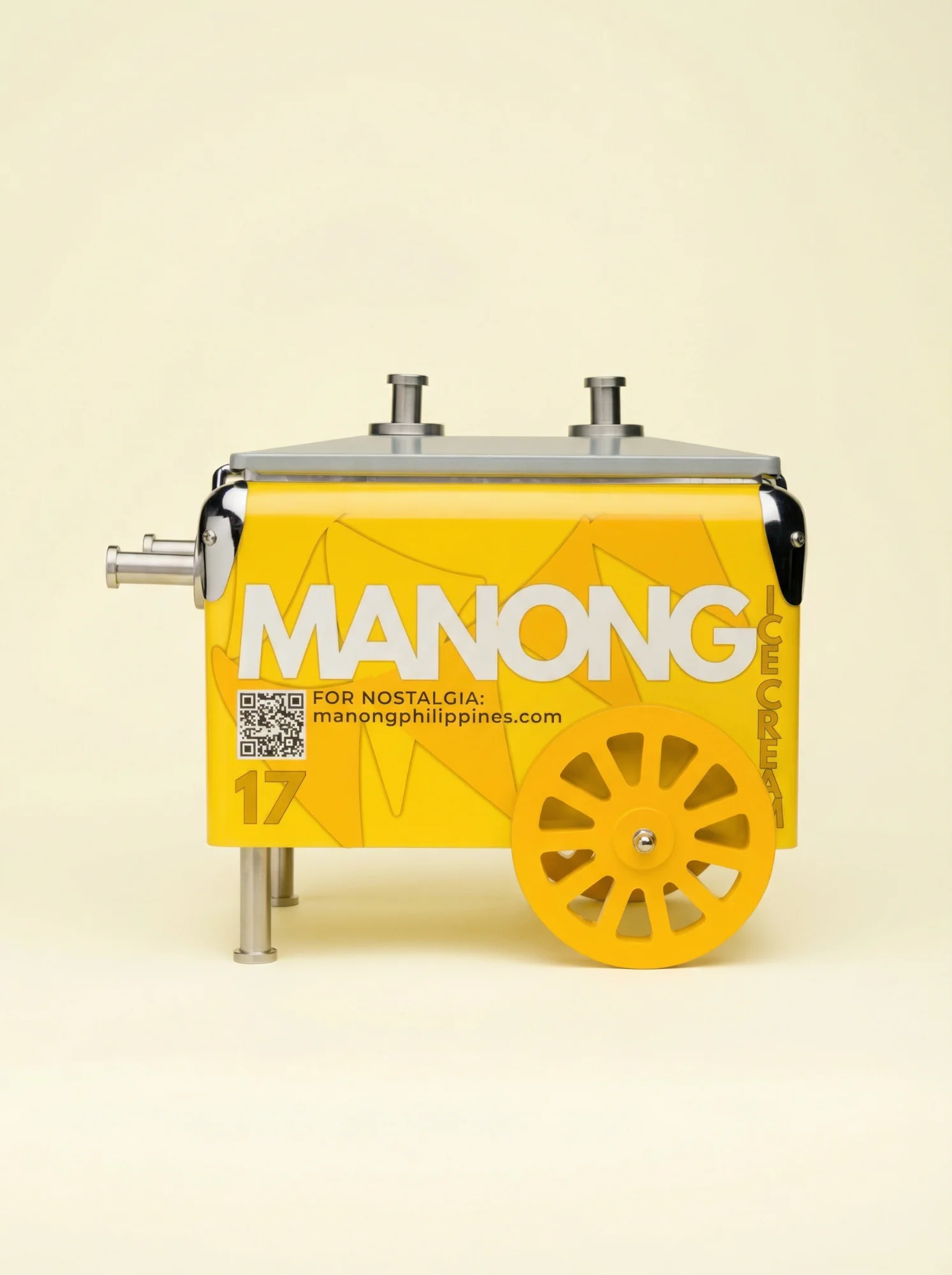 Mini Sorbetes Cart — front view