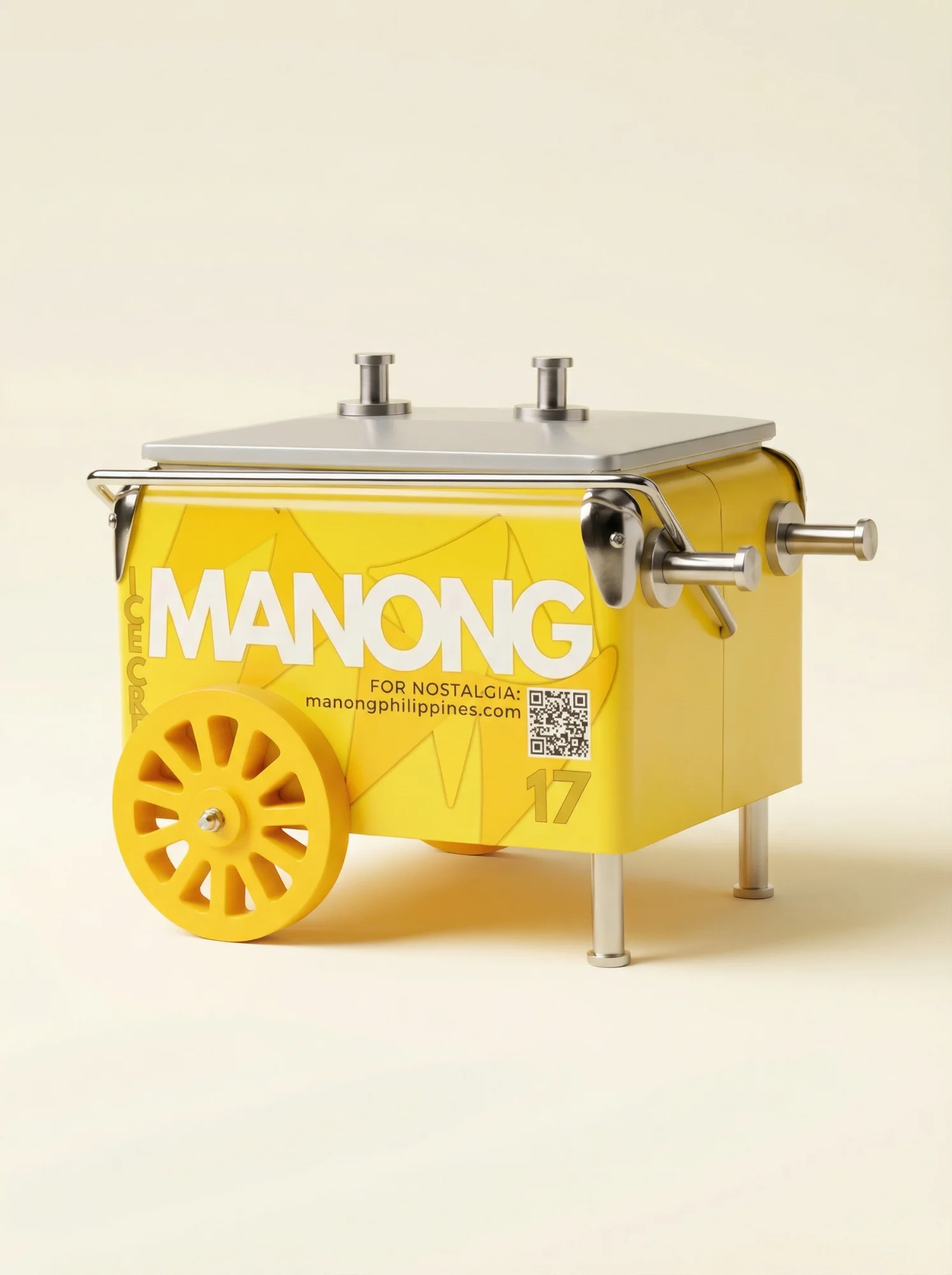 Mini Sorbetes Cart — side detail